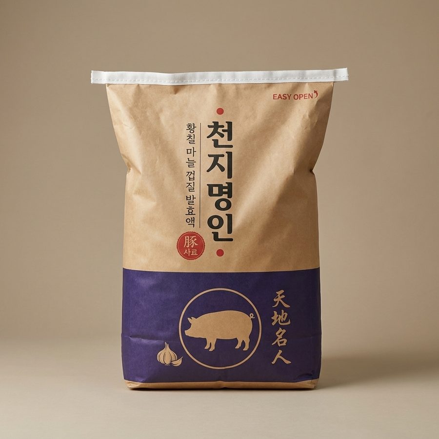 천지명인 양돈용 사료 20kg 포대